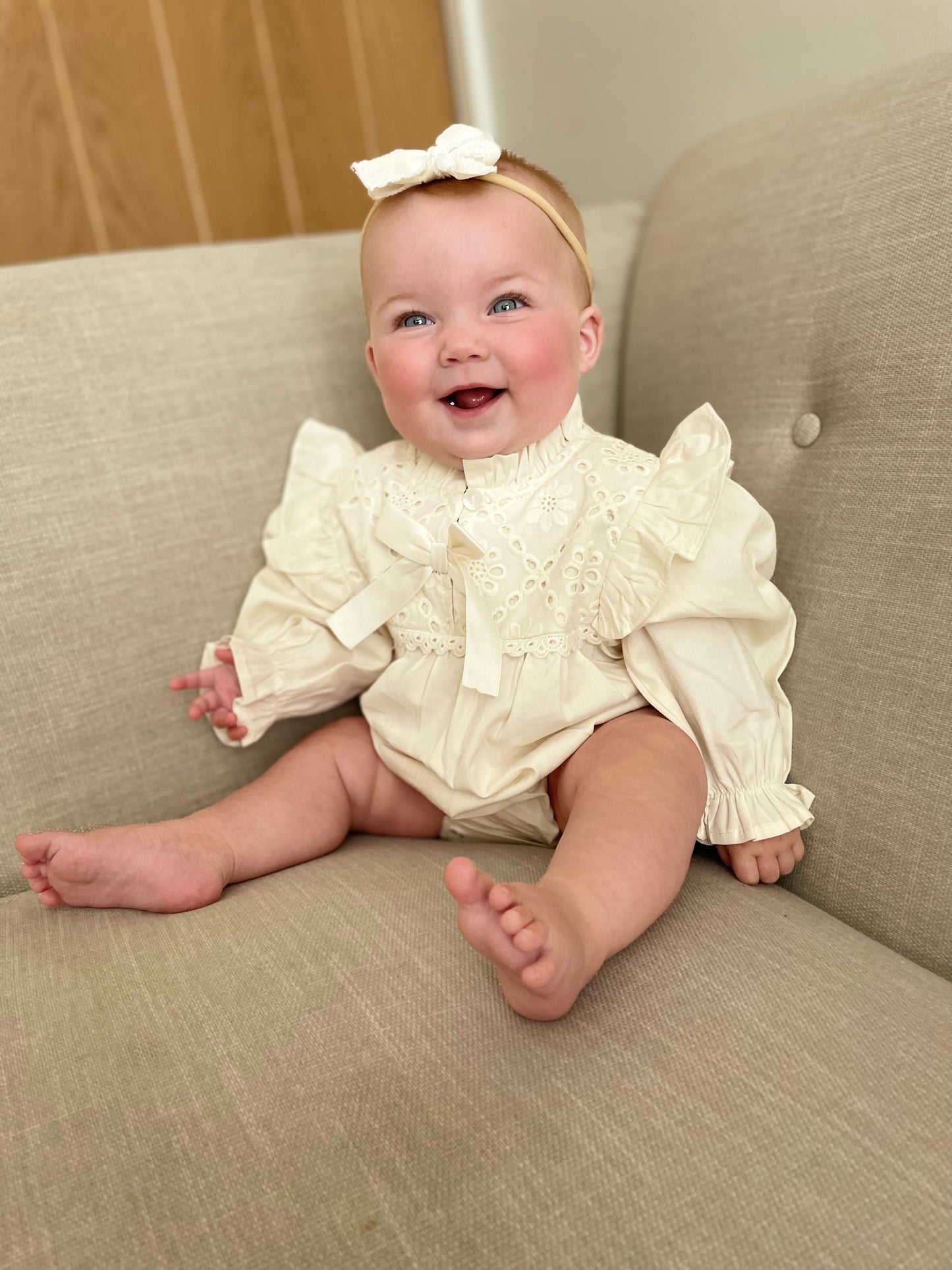 Celine Romper (Jenny Bebe) available from size 0-3m (THIS PIECE GOES FAST)