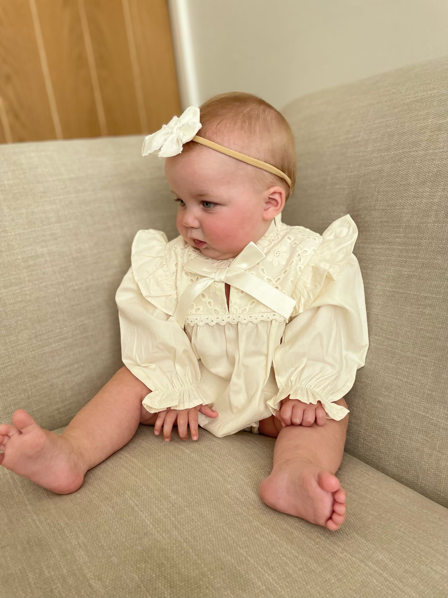 Celine Romper (Jenny Bebe) available from size 0-3m (THIS PIECE GOES FAST)