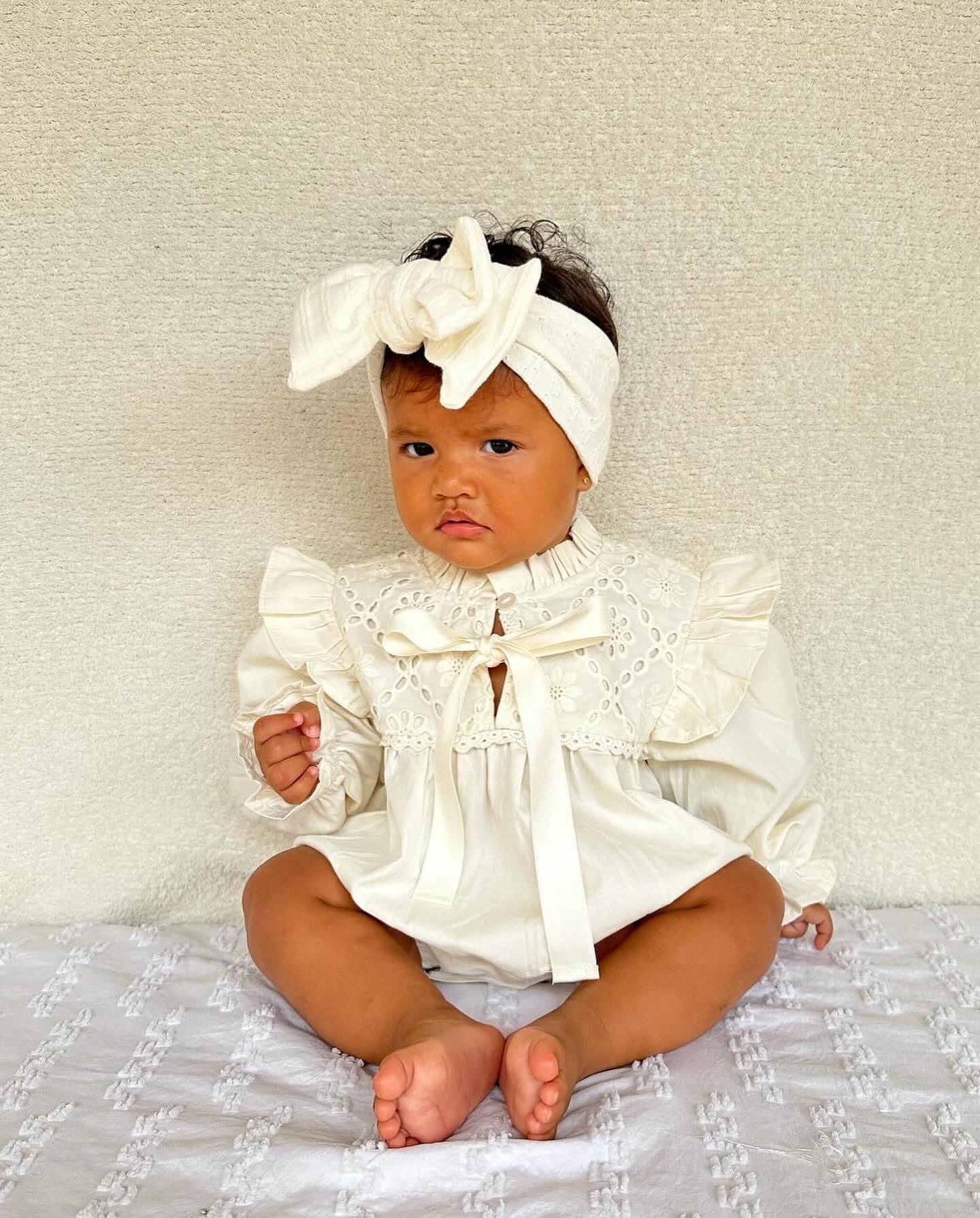 Celine Romper (available from size 0-3 m)