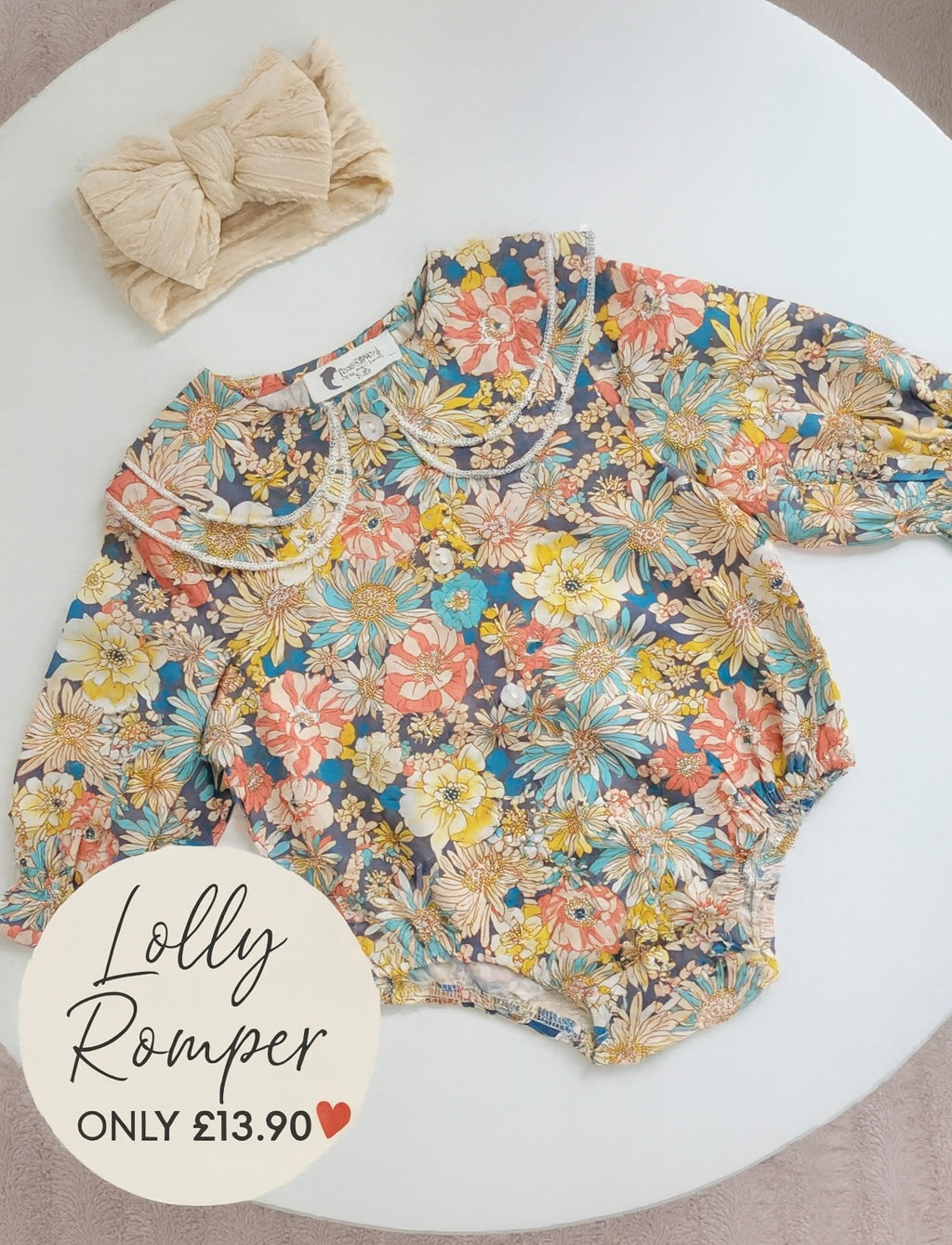 Lolly Romper £13.90 (available from size 0-3m)