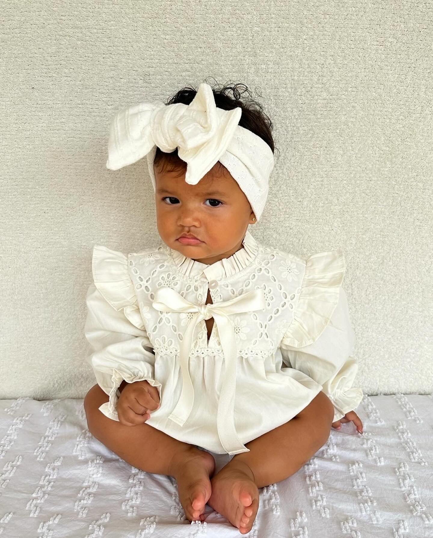 Celine Romper (Jenny Bebe) available from size 0-3m (THIS PIECE GOES FAST)