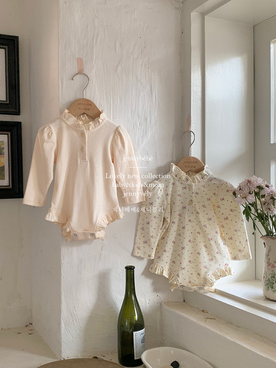 Olga Romper (cream and floral option)