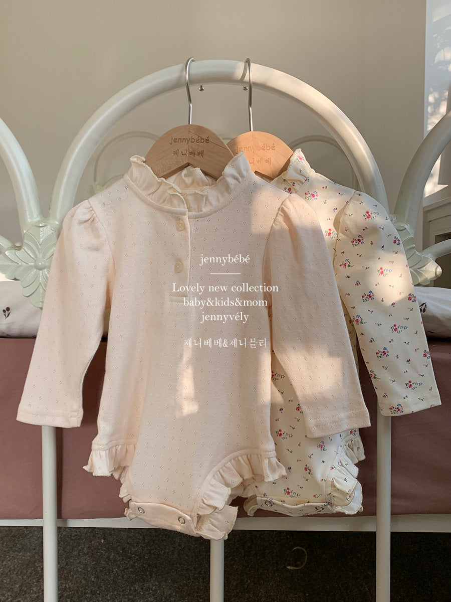 Olga Romper (cream and floral option)