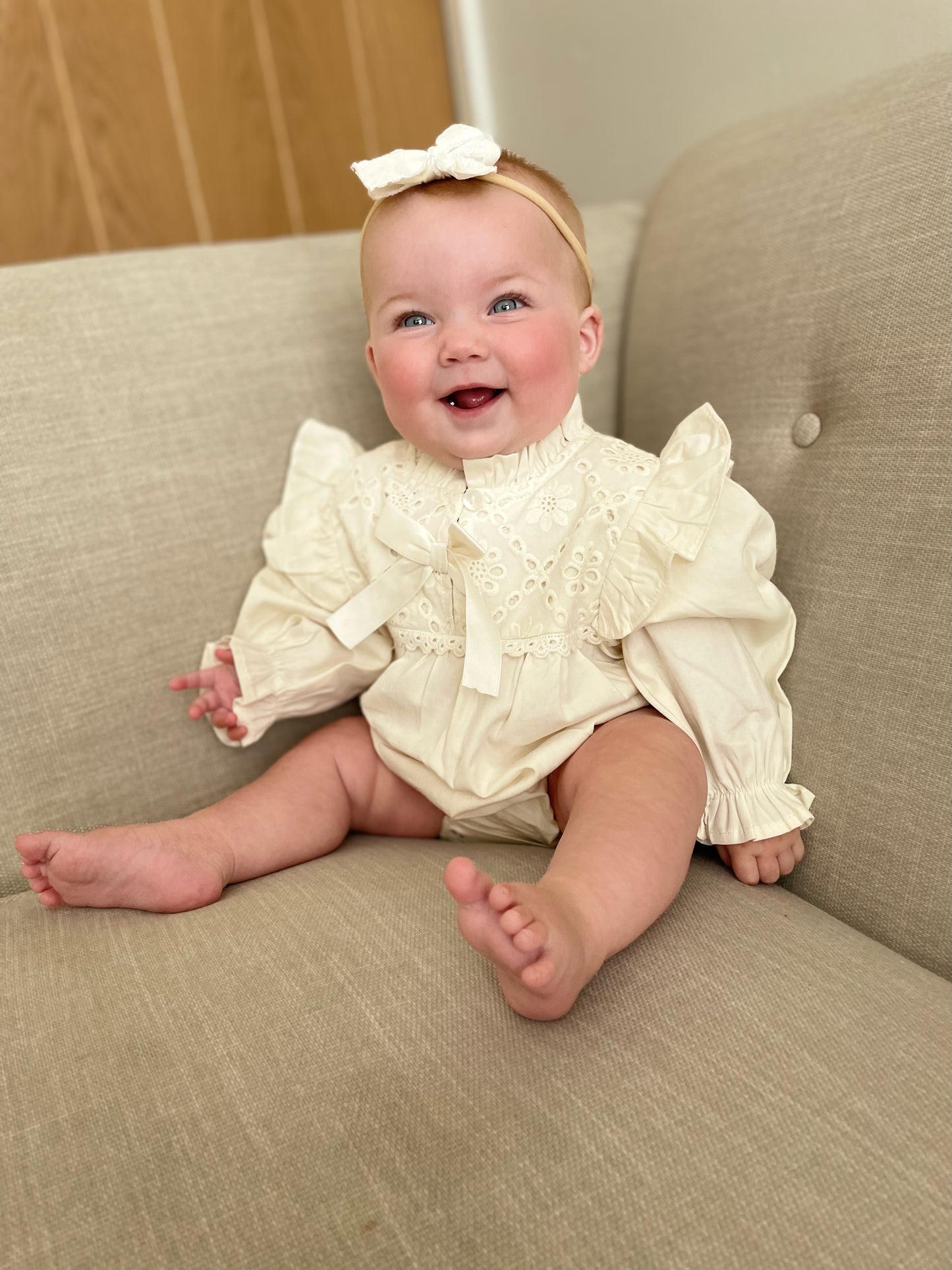 Celine  Romper (Jenny Bebe) Available From Size 0-3 m