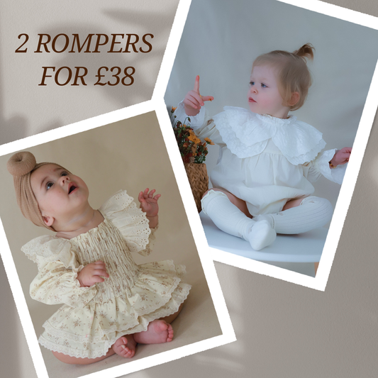 Tina Romper+ Jane Romper for £38 (ends soon)