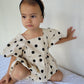 Dot Romper ( cames with matching hairband) - nunubebe