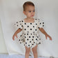 Dot Romper ( cames with matching hairband) - nunubebe