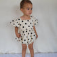 Dot Romper ( cames with matching hairband) - nunubebe