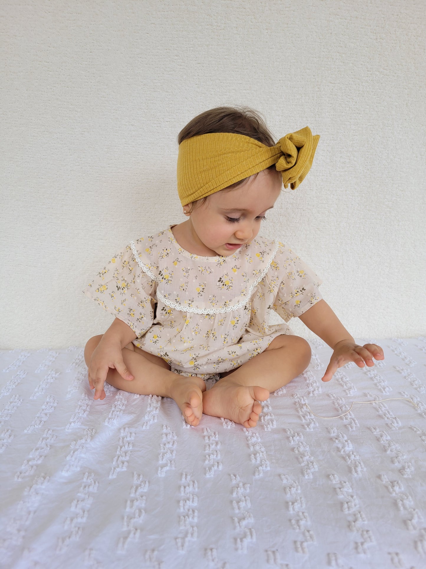 Ayda Romper( yellow and white option) - nunubebe