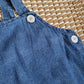 Jeans Romper (bonnet included)