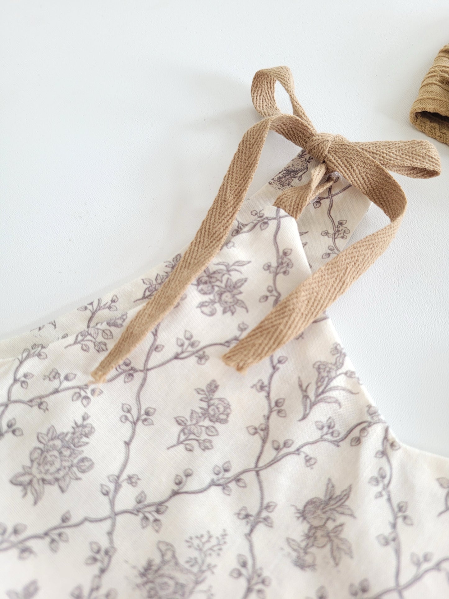Latte Floral Romper
