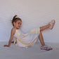 Pastel Rainbow Linen & Cotton Dress