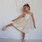 Pastel Rainbow Linen & Cotton Dress