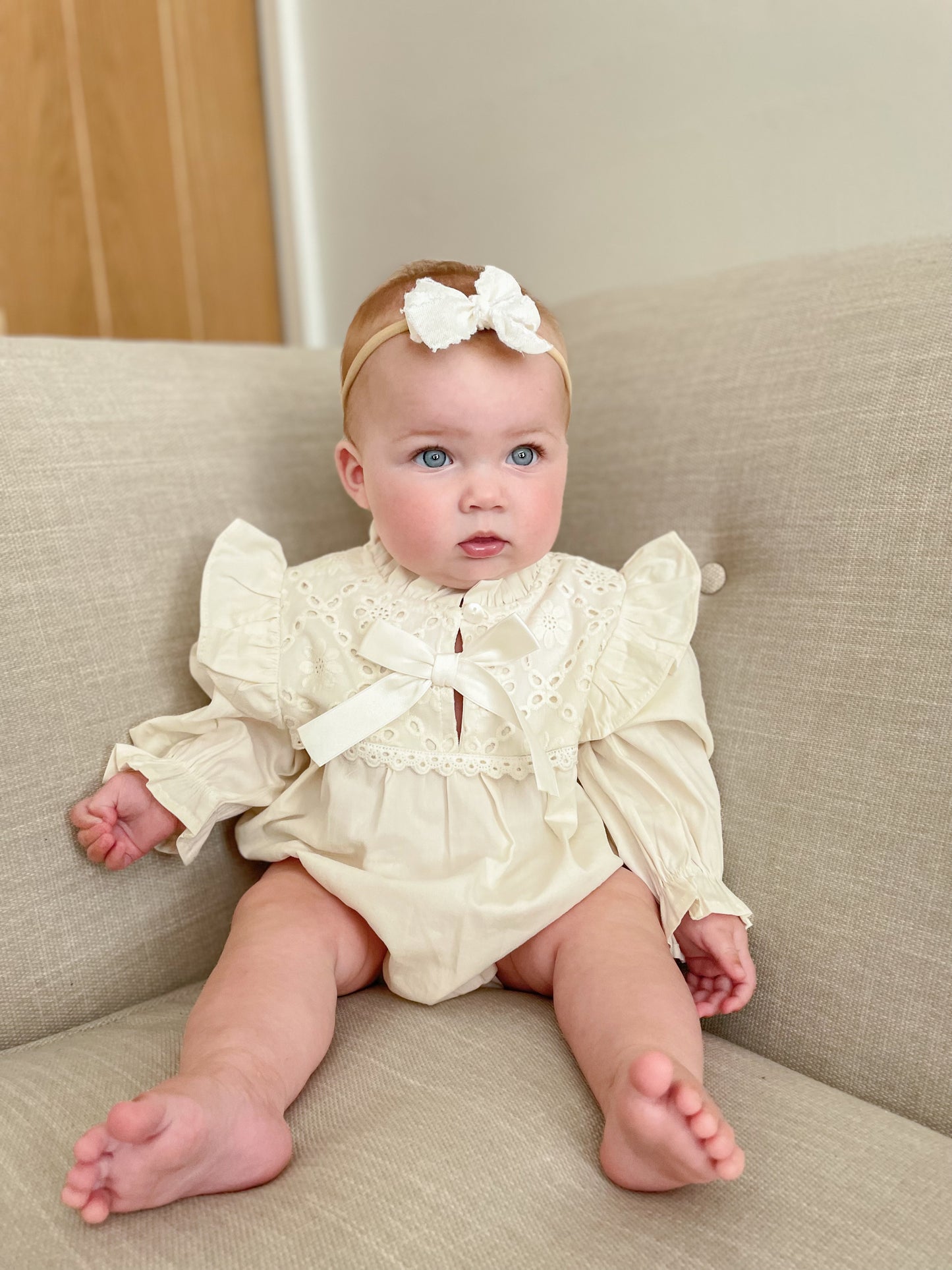 Celine  Romper (Jenny Bebe) Available From Size 0-3 m