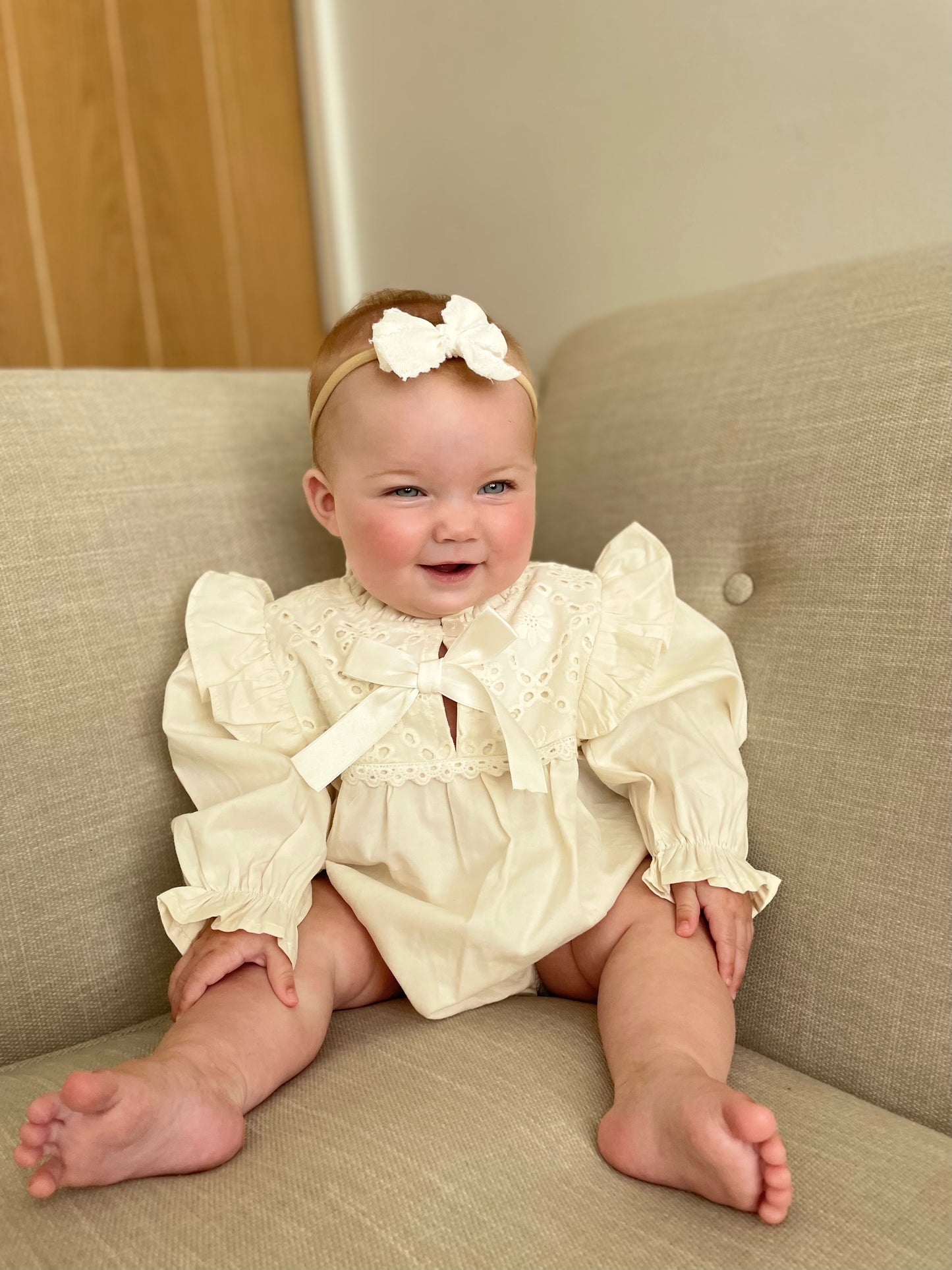 Celine  Romper (Jenny Bebe) Available From Size 0-3 m