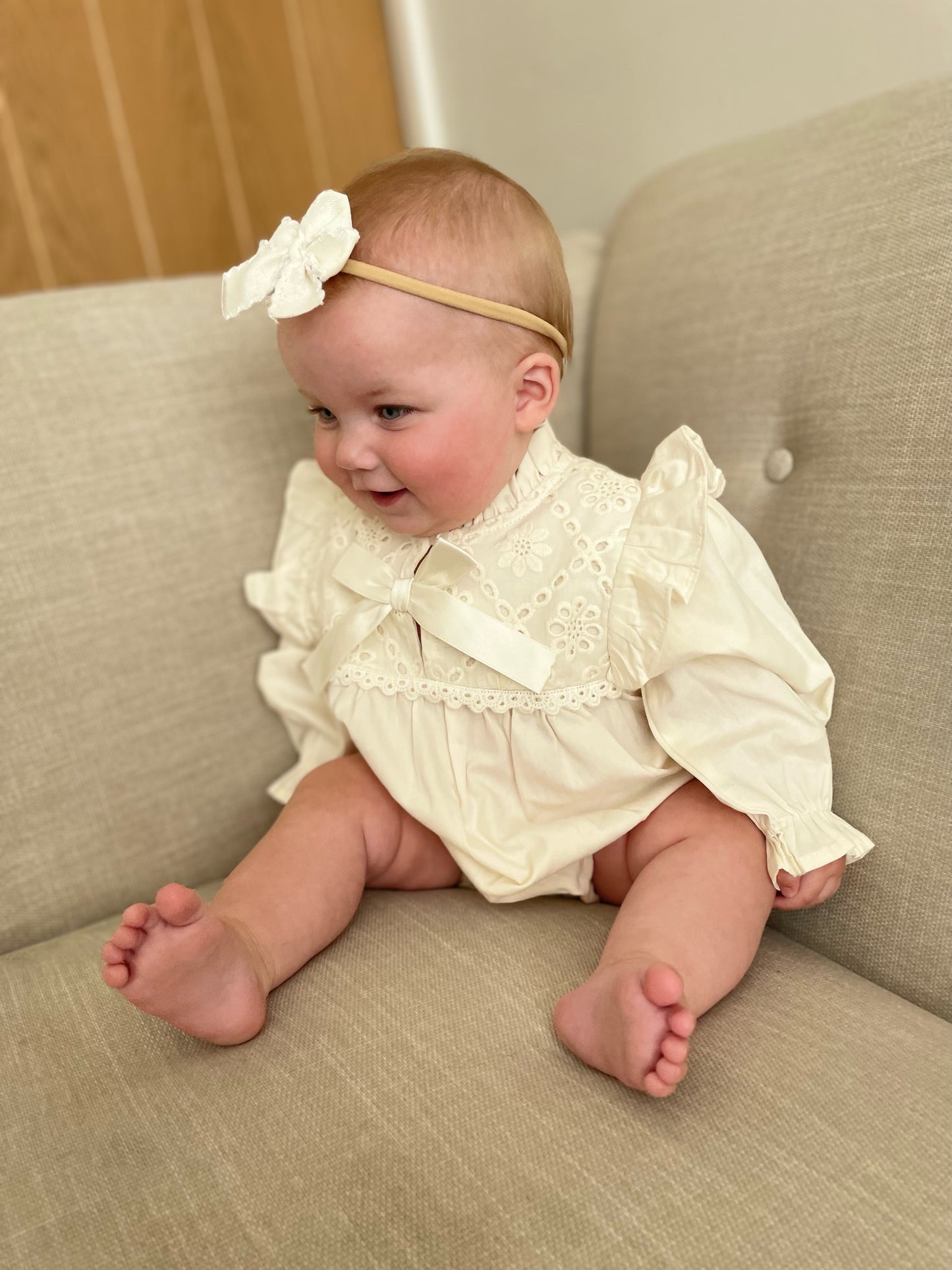 Celine  Romper (Jenny Bebe) Available From Size 0-3 m