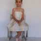 Pastel Rainbow Linen & Cotton Dress