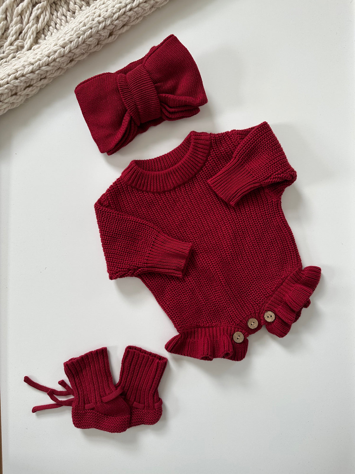 Ruby Knitted Newborn Set