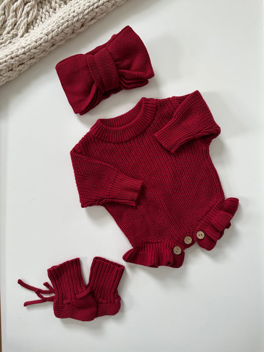 Ruby Knitted Newborn Set