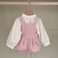 Pink Pinafore Dungaree