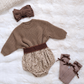 Mocha Blossom Complete Outfit Set