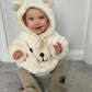 Fluffy Romper (from size 0-3m )