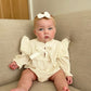 Celine  Romper (Jenny Bebe) Available From Size 0-3 m