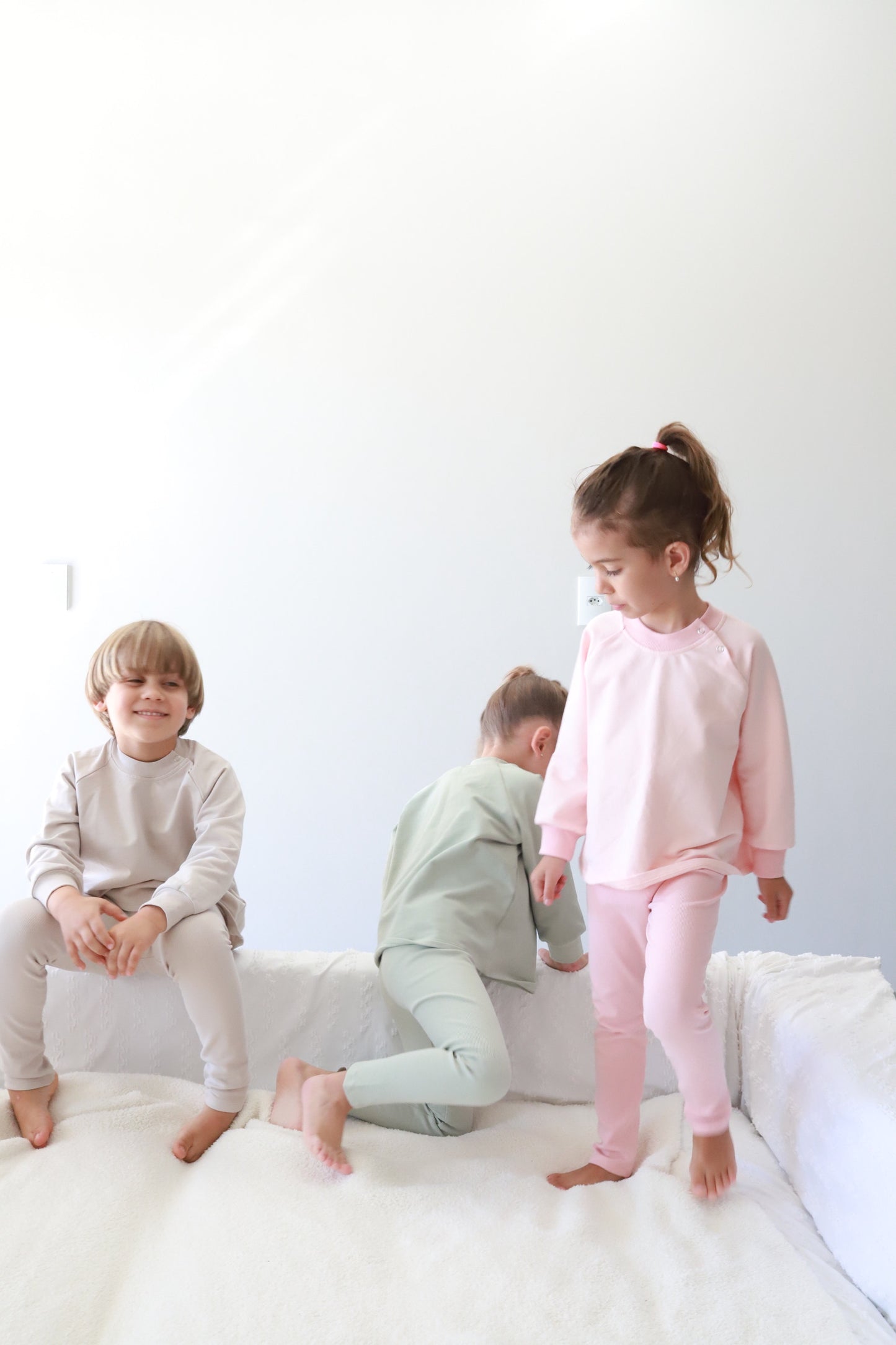 Cotton set ( oversized jumper + Ribbed leggings) pre order 2-3 weeks delivery time