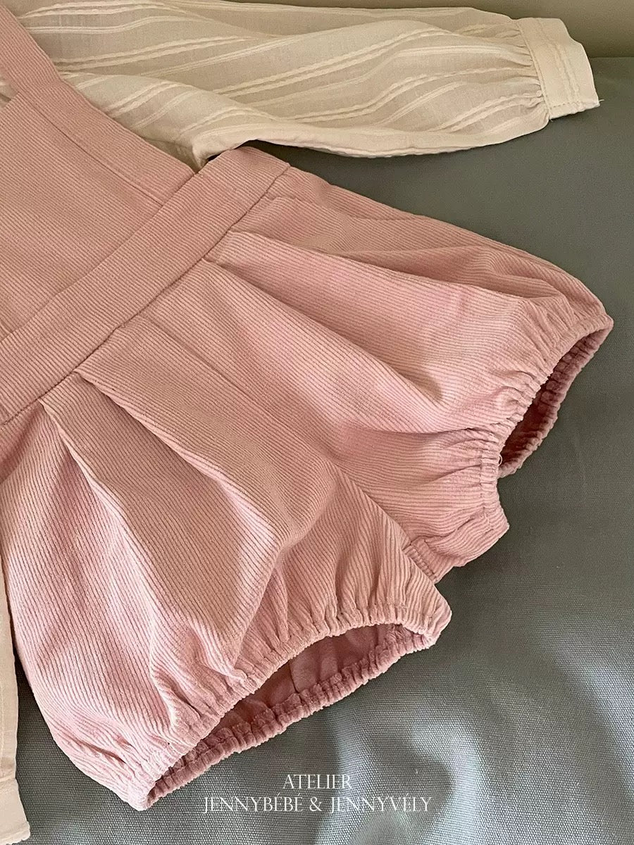 Pink Pinafore Dungaree