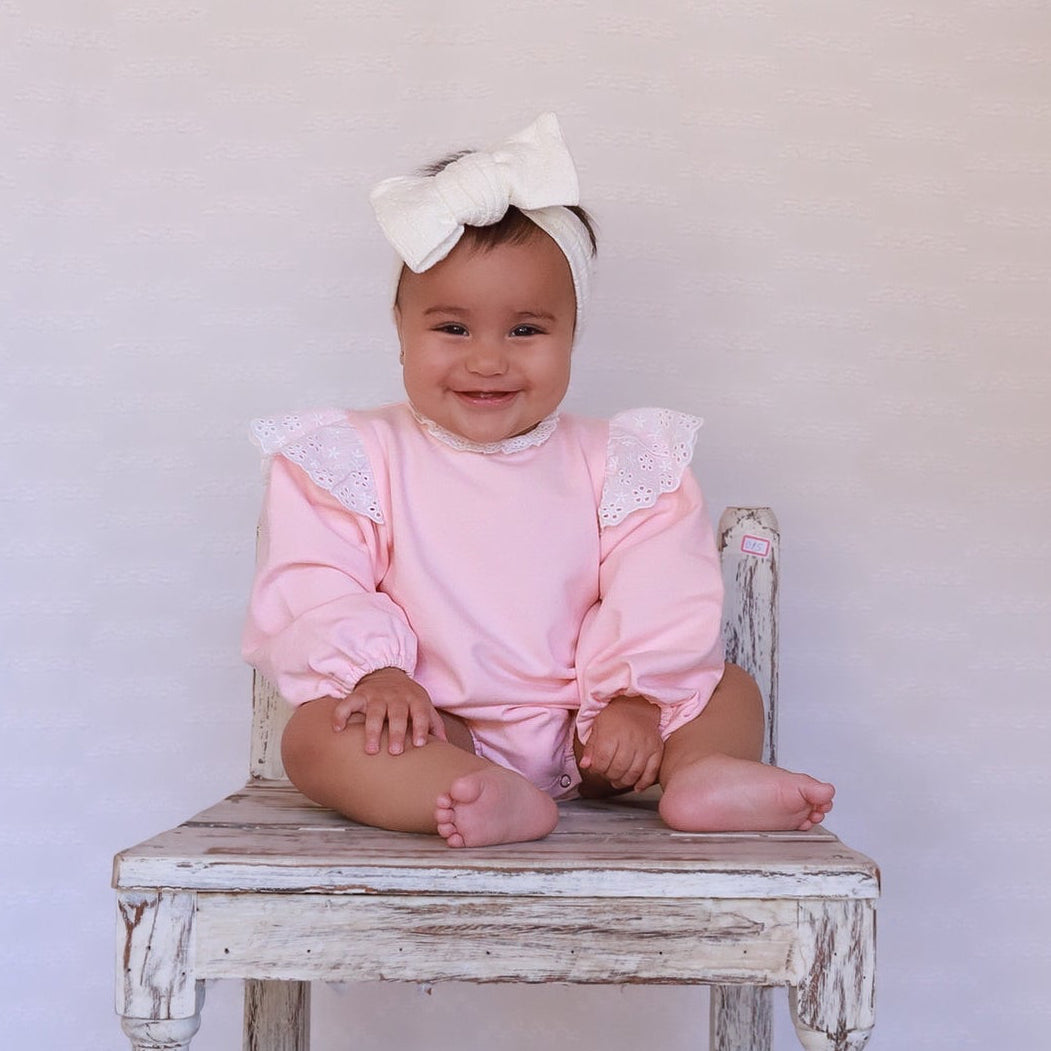 Posy Romper ( FROM size 0-3 m )