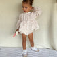 Sasha  Romper  (BUNDLE) YOU GET SASHA ROMPER, NORTH SOCKS + OVERSIZED HAIRBAND