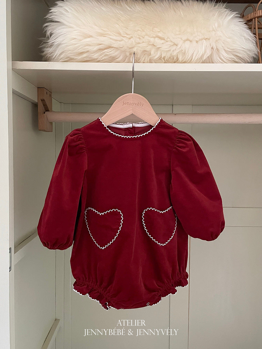 Heart Romper (available for pre order only)
