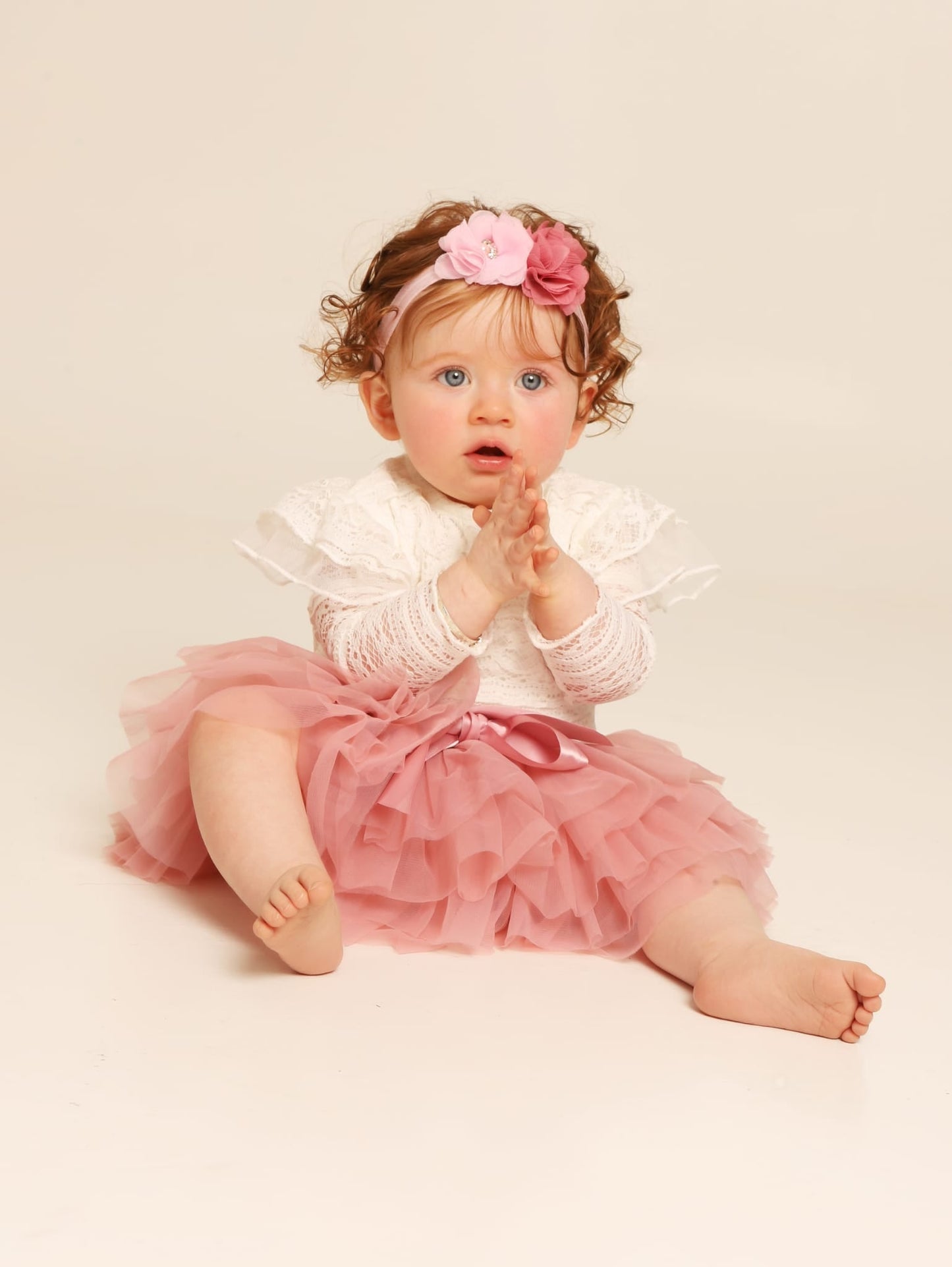 Pearl Romper (Jenny Bebe) AVAILABLE FROM SIZE 0-3 M ( Pre order 3-4  weeks delivery time)