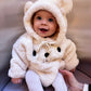 Fluffy Romper/ FROM £13.90  (available from size 0-3m )