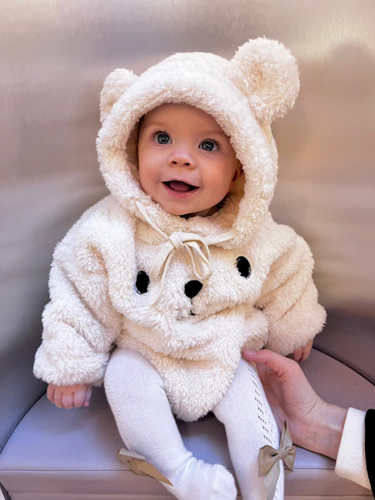 Fluffy Romper (from size 0-3m )