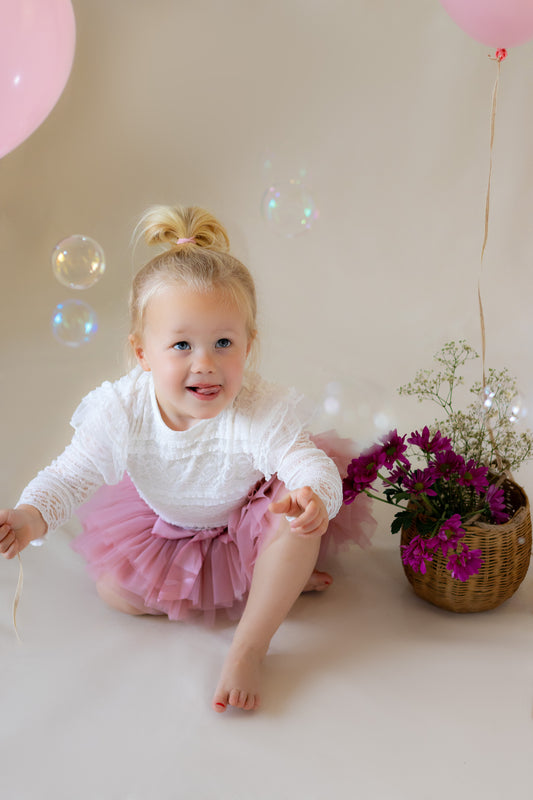 Pearl Romper (Jennybebe) Available from size 0-3 m