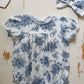 Blue Floral Romper