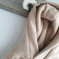 Bear Hooded Romper ( Brown /Ivory) - nunubebe