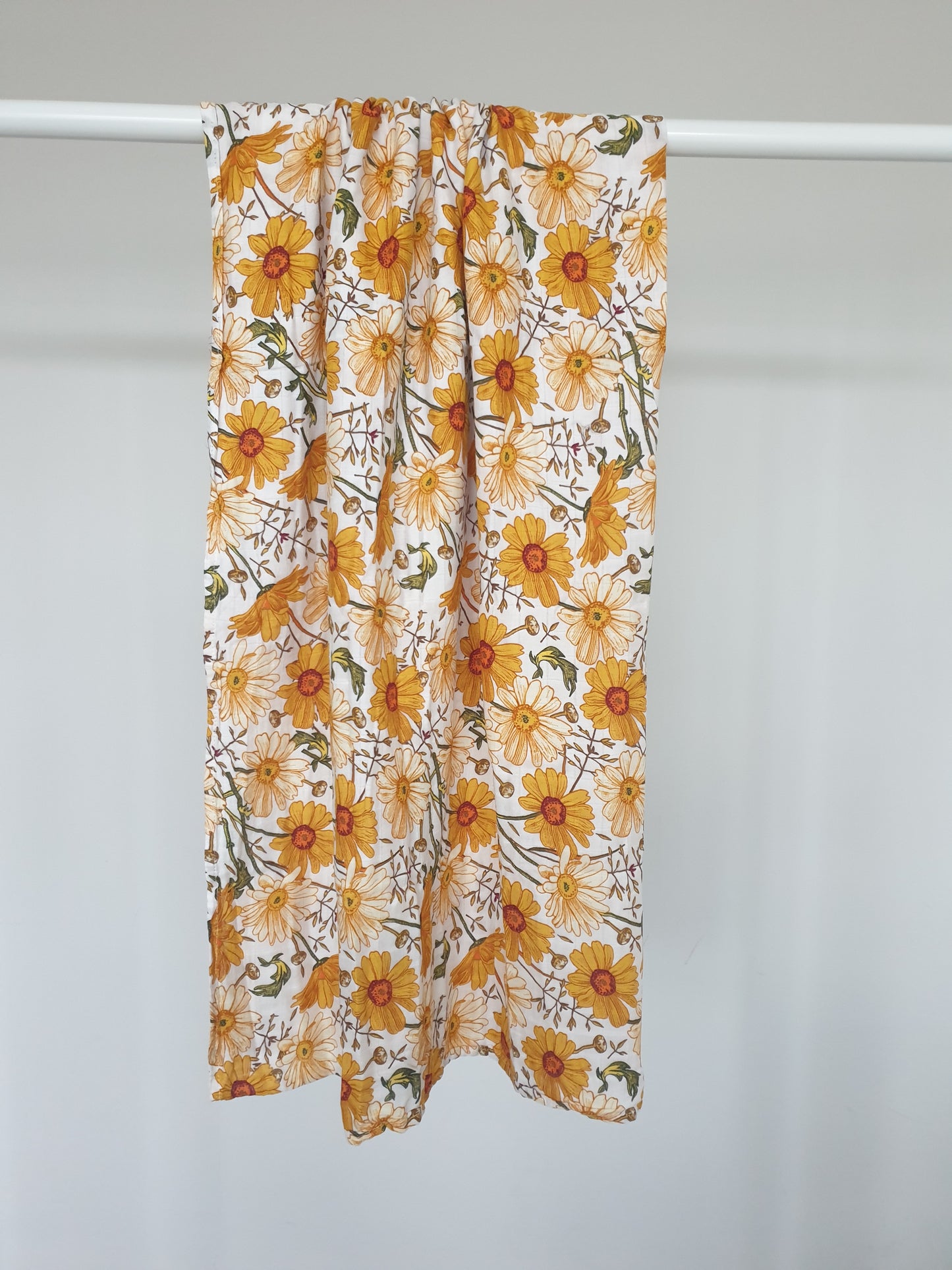 Large Floral Bamboo Swaddle