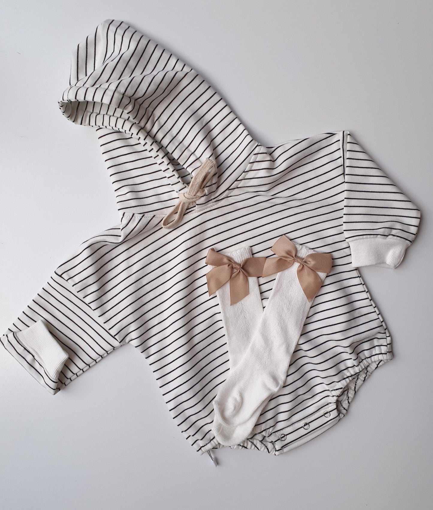 Oversized Striped Romper - nunubebe