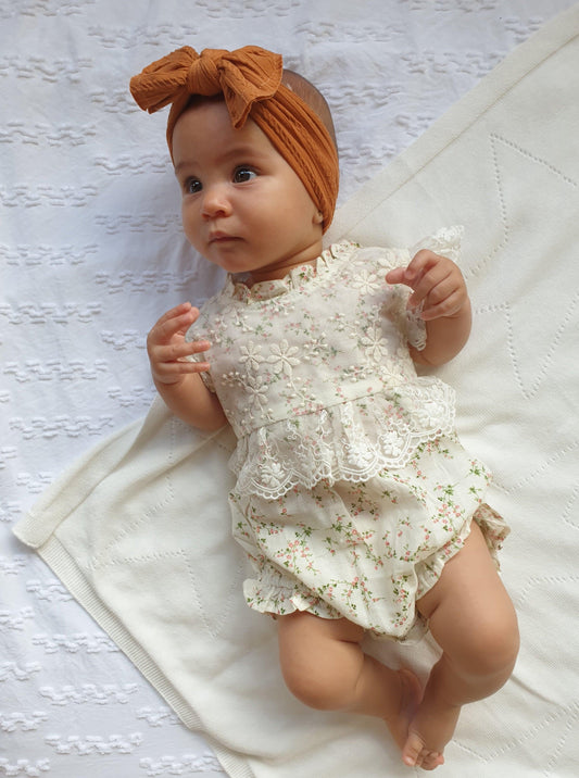 Vintage short sleeve romper - nunubebe