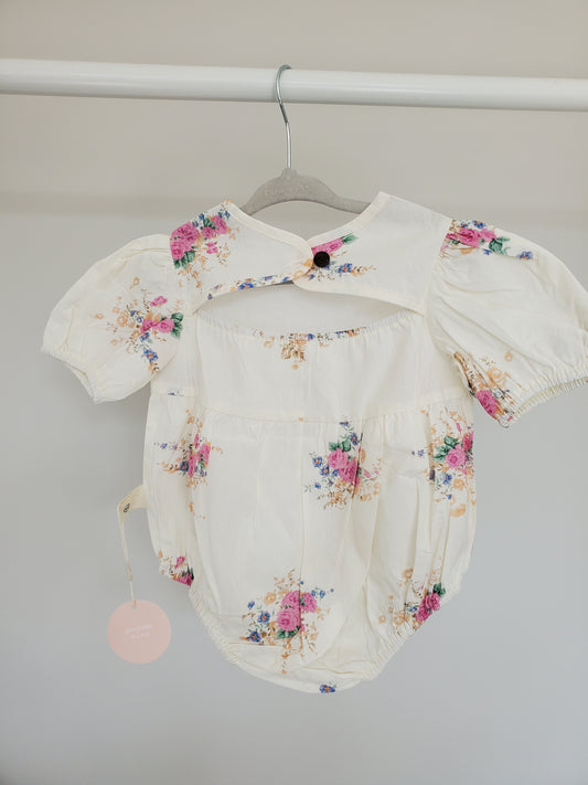 ROSE BALLON ROMPER (JENNY BEBE) - nunubebe