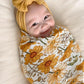 swaddle Large Floral Bamboo
