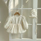 Marie Romper (cames with the bonnet ) pre order 1 to 2 weeks delivery time - nunubebe